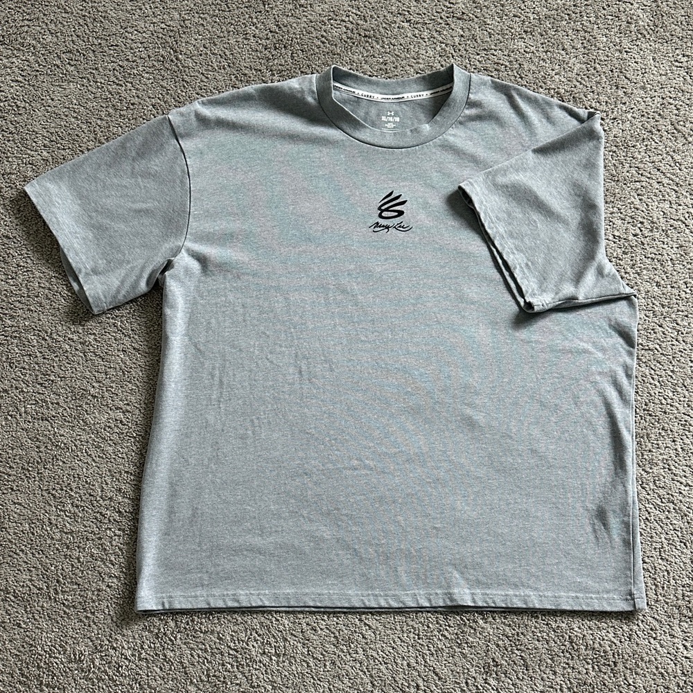 Under Armour | Steph Curry x Bruce Lee Gray Short Sleeve Men's Tee | Size XL